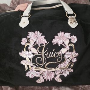 Juicy Couture Black and Pink Women's Bag